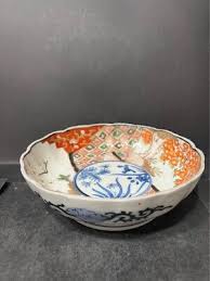 Antique Japanese Meiji Period Porcelain Arita Imari , scalloped edge 6.25" | eBay