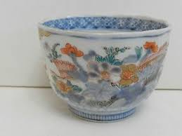 MPZ55 -- ANTIQUE IMARI HAND PAINTED PORCELAIN TEA BOWL, 2 1/2 X 3 1/8" | eBay