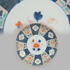 Antique 25cm Kangxi Imari Plate with Flower scene Chinese ca 1720 | eBay