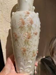 Wave Crest Hand Painted mantle vase C.F. Monroe | eBay