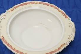 Grindley: 4 Cream Soup Bowls 1 Sauce Boat lid, ladle pink border like Annabelle | eBay