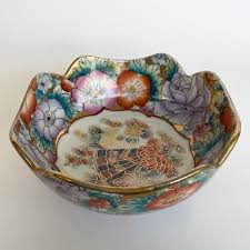 Chinese Famille Rose Porcelain Mille Fleur 1000 Flower Medallion Display Bowl | eBay Australia