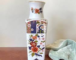 Imari Vase With Camellia and Floral Decorations in Enamel ...
