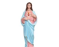 Buy Statue of the Madonna Sacred Heart of Mary 28 Cm (11.02 ...