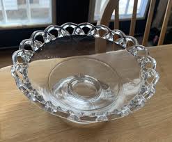 Vintage Glass Bowl 8”x4” | eBay