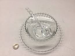 Vintage Imperial Candlewick 3 Pc. Set -Mayonnaise Bowl, Ladle, And Underplate | eBay
