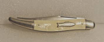 REAL DECENT VINTAGE 1950s IMPERIAL U.S.A 2 BLADE FISH KNIFE FISHING POCKET KNIFE | eBay