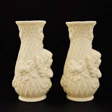 Vintage Ceramic Cherub Vases: Jade Collection, Floral ...