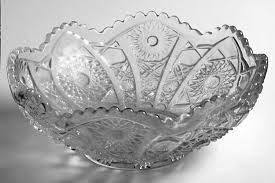 Daisy and Button Clear (Ohio) 7" Round Bowl by Imperial ...