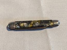 Vintage No. 30 Sheffield England Pocket Knife Green ...