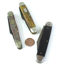 Vintage Camillus New York Shield Logo Pocket Knives W ...