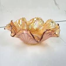 Carnival Glass Shell - Etsy New Zealand