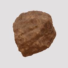 3d brown weathered rock stone sample | Premium Photo