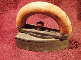 ANTIQUE WOOD HANDLE FLAT IRON ALEXANDERWERK GERMANY GERMAN | eBay