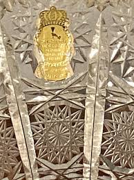 VINTAGE IMPERLUX CRYSTAL BOWL MADE IN EAST GERMANY QUEEN LACE CUT FLORAL FLARED | eBay