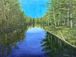 Big Sable River Shower Curtain by David Bowker - David Bowker Official Website