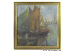 Painting In Oil On Canvas Signed Line Méreaux France Early ...