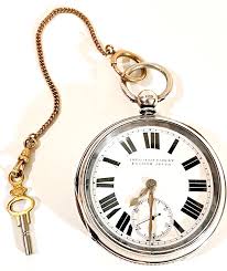 Sterling SilverEnglish Railroad Grade Pocket Watch Late ...
