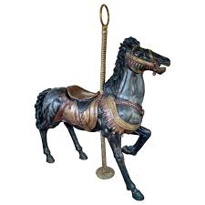 Life Size Antique Bronze Carousel Horse Sculpture For Sale ...