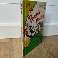 1972 - Dr Seuss - in a People House - by Theo. Lesieg - Vintage Hardcover Book - Etsy Canada