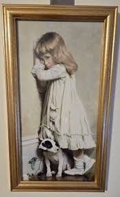 VTG Gold Wood Framed IN DISGRACE Charles Burton Barber ...