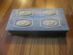 Romance Jewelry Box - Incolay Stone Box - Large Form Decorated With4 19th Century Courting Image Cameos - Incredibly Ornate Images - Etsy