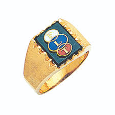 Odd Fellows Ring - Open Back in 10K Gold (2) - Fratline ...