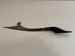 Vintage Malaysian Kelewana Kalantan Buffalo Horn & Silver ...