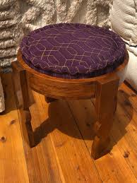 Tall CHOKI Round Wooden Side Table and Convertible ...