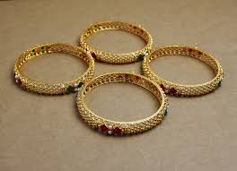Indian Bangles Set of 4,indian Jewelry,statement Kangan ...