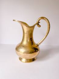 Vintage Brass Pitcher – High Time Finds