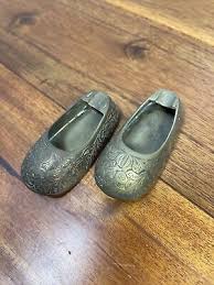 Vintage 3.5” Brass Shoe Slipper Ashtray Made in India Pari ...