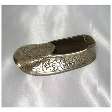Vintage Embossed Brass Shoe Ashtray from Istanbul. For Sale ...