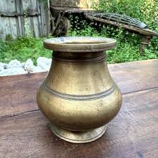 Bronze Pot Mid Century Modern Classic Style Upcycled Handmade - Etsy