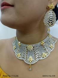 Indian Fashions - Necklaces | Choker Necklaces | Wedding Jewelry | Made of Zircons