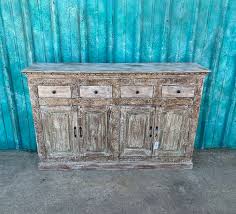 Hand Carved 4-Drawer Buffet *PRE-ORDER - 71” x 17” x 46" — Disco Warehouse | New Orleans Import Furniture & Art Market
