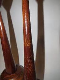 Mid century wood candle holders denmark danish modern vintage wooden table art | eBay