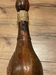 Vintage Vittorio Old Italian Leather Covered Bottle Decanter ~ EUC | eBay