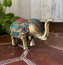Antique Hand Crafted Brass Elephant Centerpiece for cozy Home and Decor | eBay