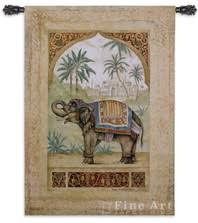 Elephant Tapestry Wall Hanging | Old World Elephant I