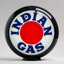 Indian Gas Bullseye 13.5" Lenses in Black Plastic Body (G217 ...