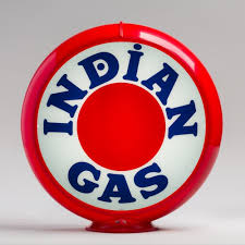 Indian Gas Bullseye 13.5" Lenses in Red Plastic Body (G217 ...