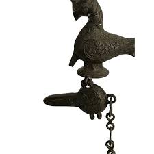 Vintage Asian Bronze Hanging Incense Burner | Chairish