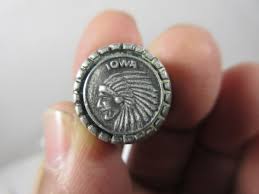 vintage Bily Clocks Museum Spillville Iowa metal thimble indian chief head | eBay