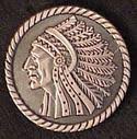 125) Indian Chief Profile Left 1.5" - 192196 – Maker's Leather Supply