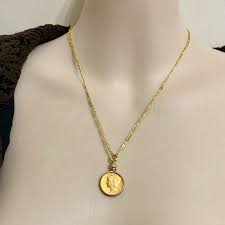 1943 Silver Mercury Dime | Jewelry | Authentic 943 Silver Mercury Dime Gold Plated With 18inch Gold Fille | Poshmark