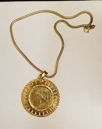 VINTAGE PAULINE RADER GOLD TONE NECKLACE ...