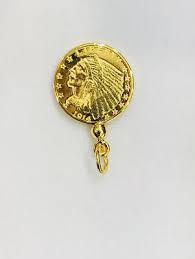 14K Case 21K Solid Yellow Gold Coin 1914United States Of American Pendant 4.86GM | eBay
