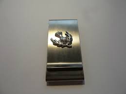 SCOTTISH THISTLE STAINLESS STEEL MONEY CLIP (2 sided) | eBay
