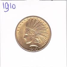 United States - 10 Dollars 1910 Indian Head - Gold in Netherlands